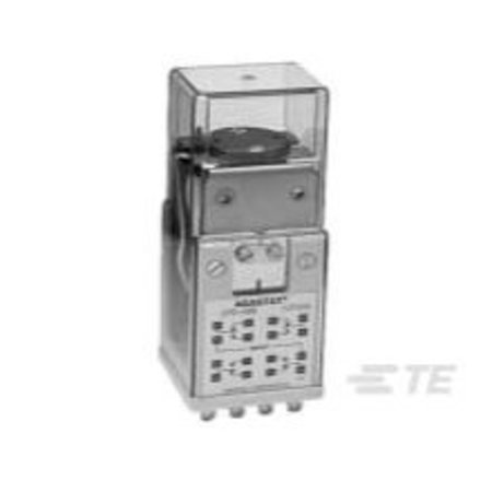 TE CONNECTIVITY Power/Signal Relay, 4 Form C, 4Pdt, 24Vdc (Coil), 6Mw (Coil), 10A (Contact), Dc Input, Socket Mount 3-1423155-4
